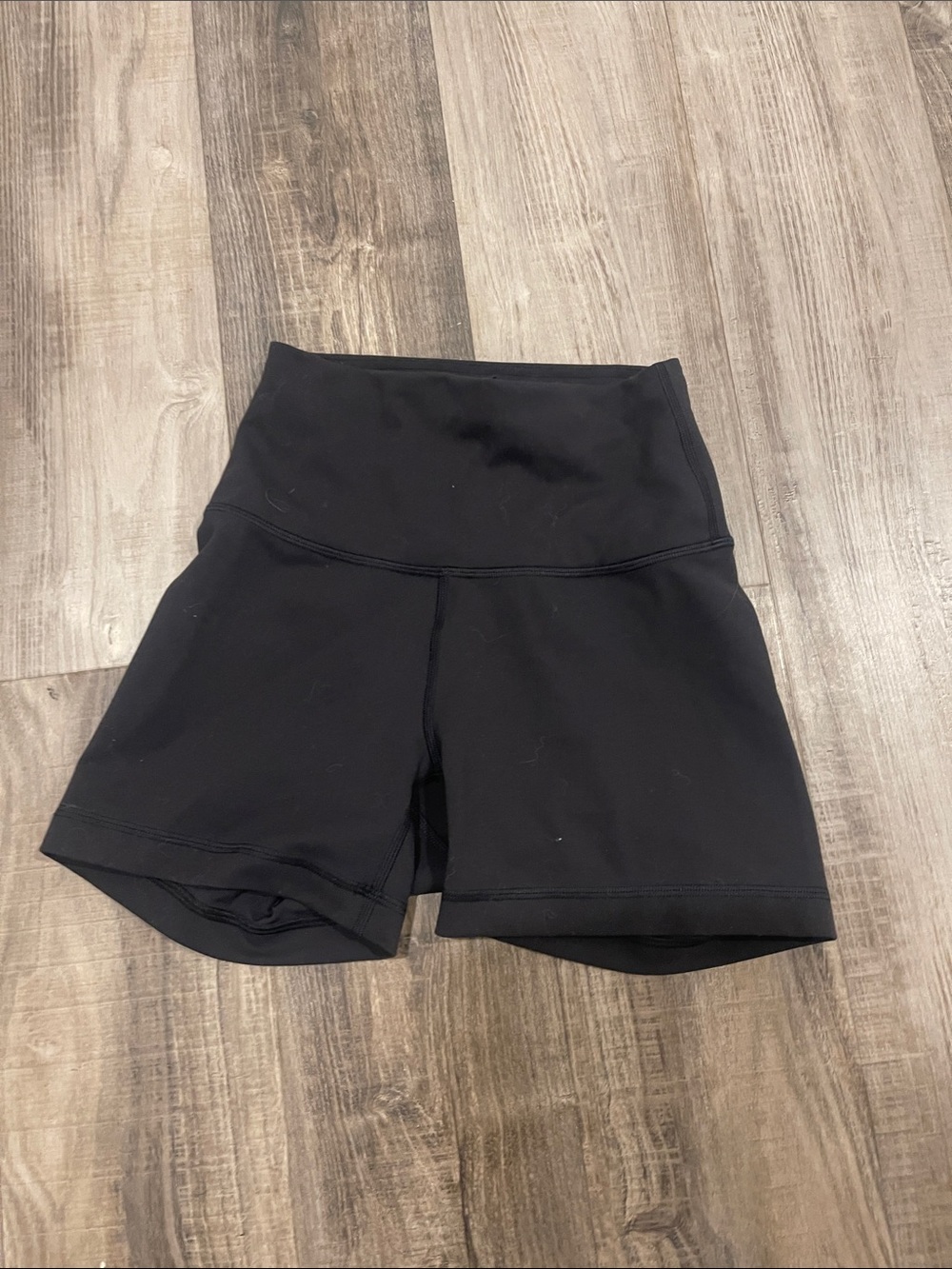 High-Rise Black Women’s Athletic Shorts